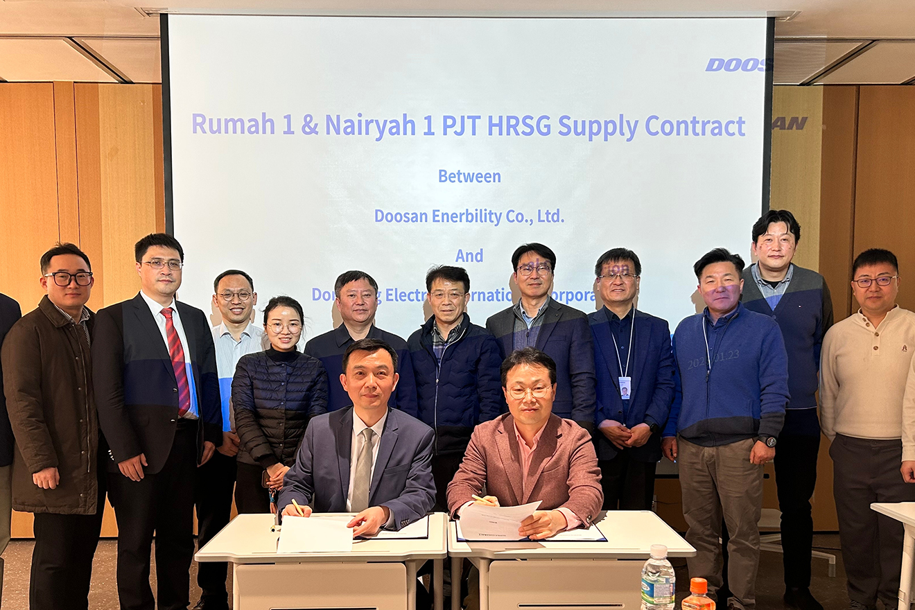 ประสบความสำเร็จในการได้รับซัพพลายเออร์ HRSG ของ ACWA Power CAT-A ที่ได้รับอนุมัติและลงนามสัญญา HRSG Supply สัญญาสำหรับ Saudi Rumah1 (3*M501J) & Nairyah1 (3*M501J) โครงการ